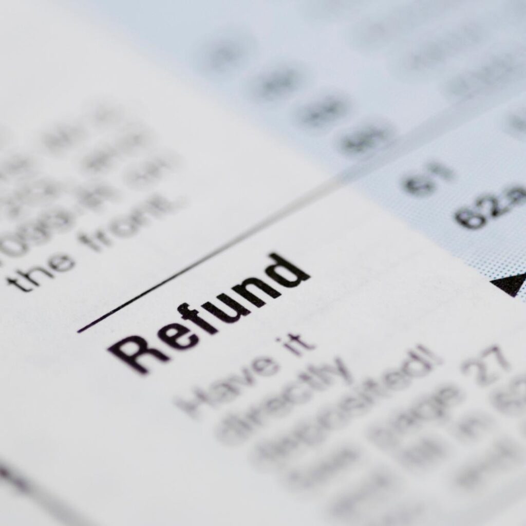 Tax refund